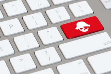 An image featuring piracy torrenting concept