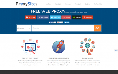 Proxy Site Screenshot