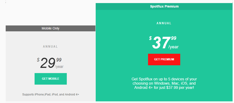 spotflux premium gratis