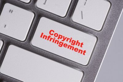 copyright infringement image keyboard silver with white keys