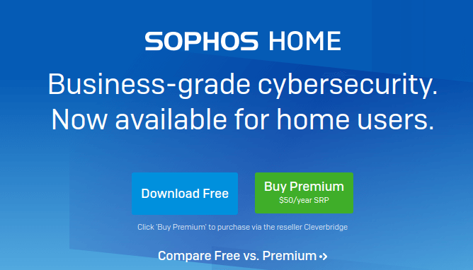 sophos home vs bitdefender free