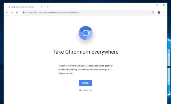 un googled chromium