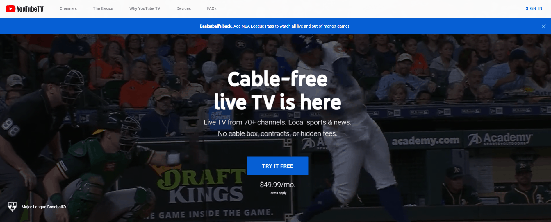 MLB could offer free streaming if it takes TV rights from Bally Sports
