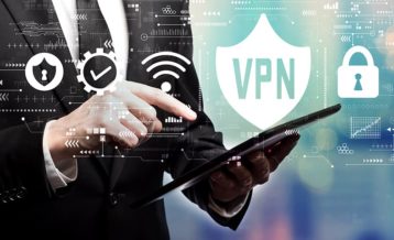 a professional businessman using the power of the vpn for his business needs