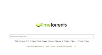 lime torrents image screenshot