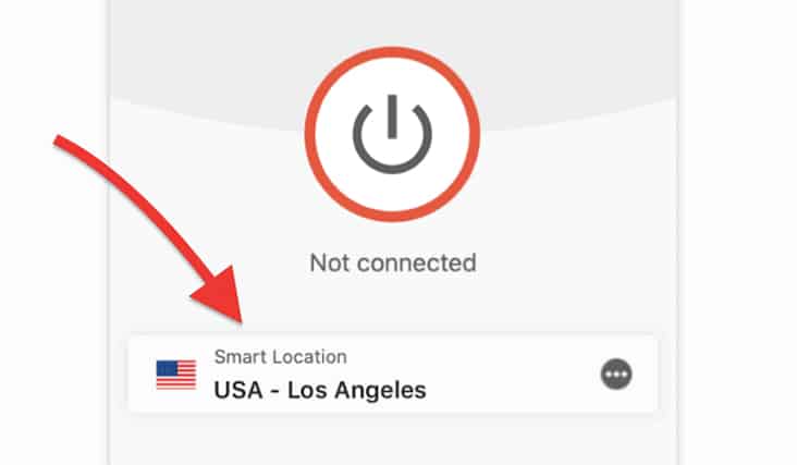 An image featuring ExpressVPN's smart location feature