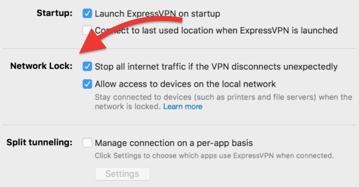 An image featuring ExpressVPN's security information