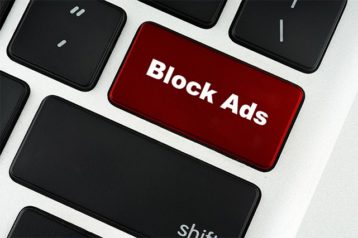 An image featuring blocking ads concept
