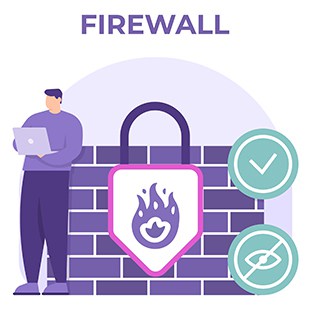 An image featuring firewall concept