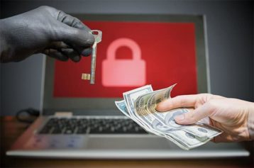 An image featuring ransomware money concept