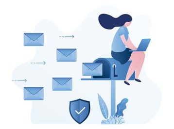 An image featuring email encryption concept