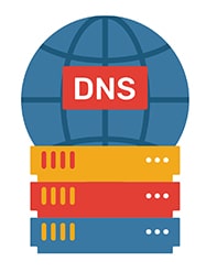 An image featuring DNS concept