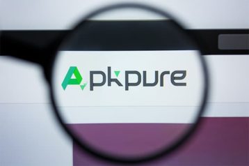 Une image avec un concept de site Web apkpure