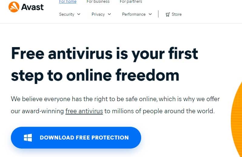 An image featuring Avast antivirus