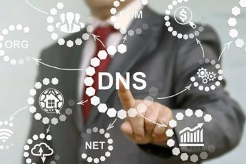 An image featuring DNS data concept