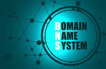 An image featuring DNS domain name system concept