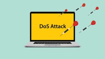 An image featuring DoS attack concept