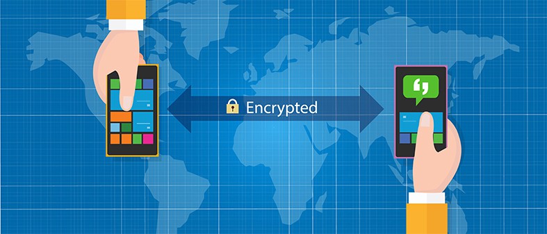 An image featuring email encryption concept