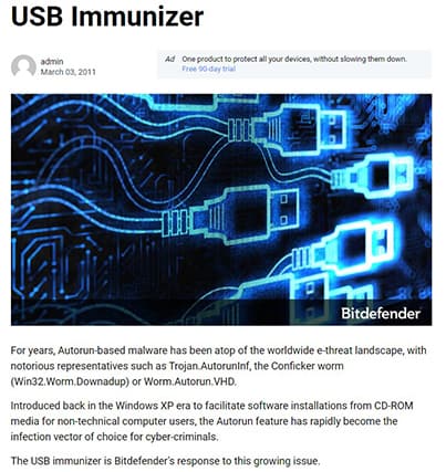 An image featuring USB Immunizer screenshot