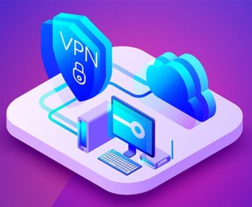 An image featuring VPN security concept