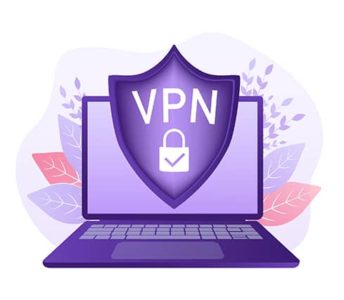 An image featuring VPN on laptop concept