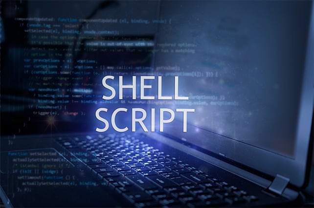 An image featuring Shell Script programming language concept