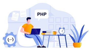 An image featuring PHP programming language concept