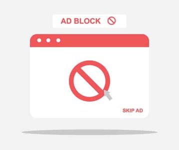 An image featuring adblocking concept