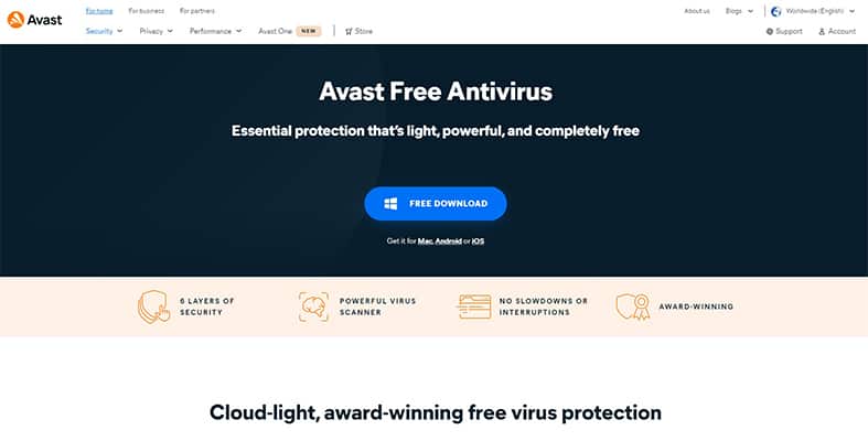 download virus protection free