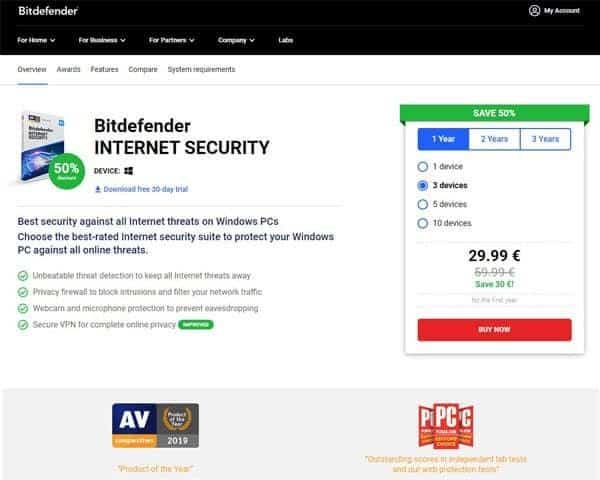 An image featuring Bitdefender antivirus