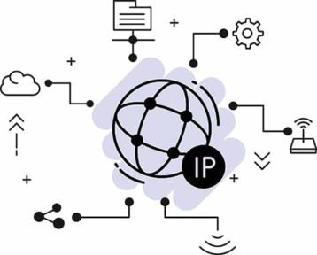 An image featuring IP address concept