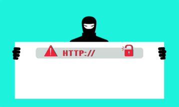 An image featuring a hacker attacking a browser concept
