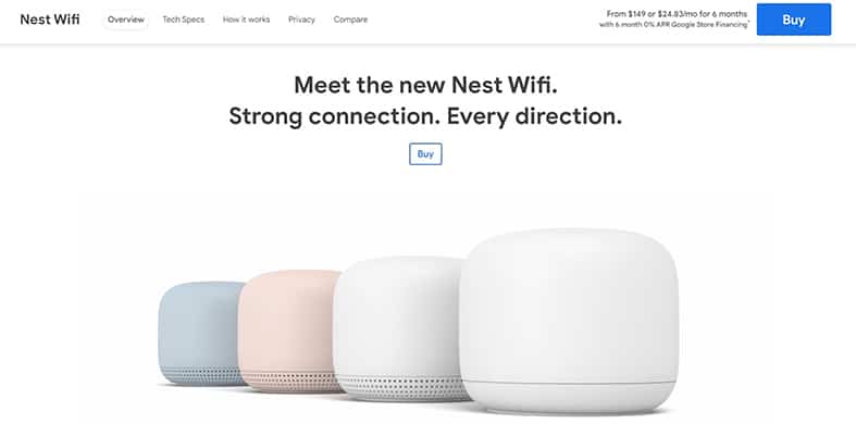 An image featuring Nest WiFi