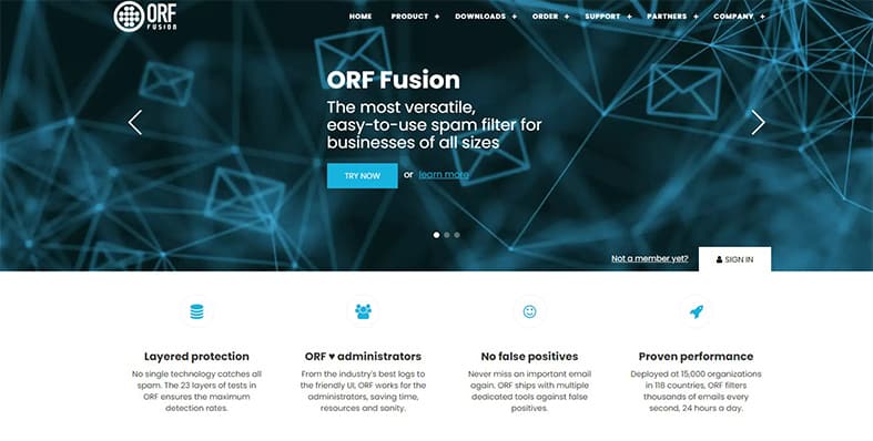 An image featuring the ORF Fusion website homepage