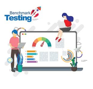 An image featuring benchmark testing multiple people concept