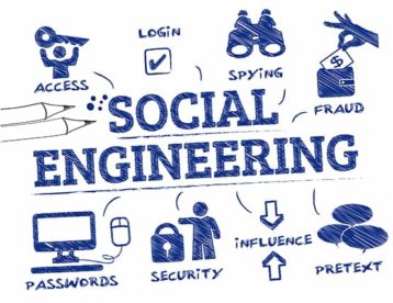 An image featuring social engineering concept