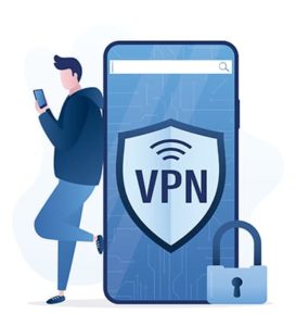 An image featuring VPN security concept