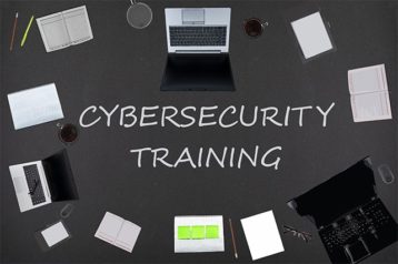 An image featuring cybersecurity training concept