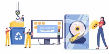 An image featuring data recovery concept