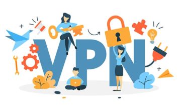 An image featuring multiple people using a VPN concept