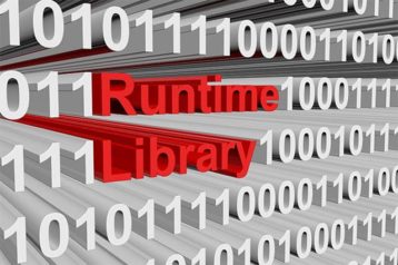 An image featuring runtime library concept