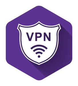 An image featuring VPN logo shield concept