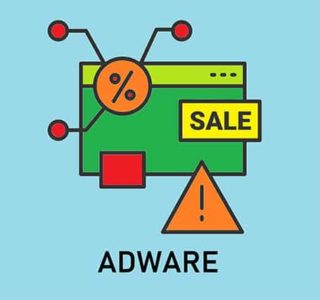 An image featuring adware concept