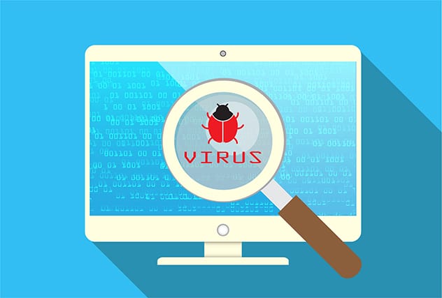 An image featuring antivirus scan concept