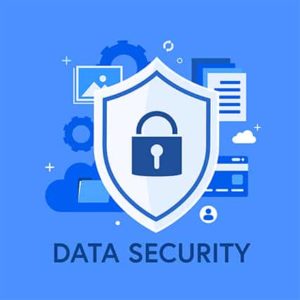 An image featuring data security concept