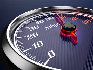 An image featuring internet speed concept