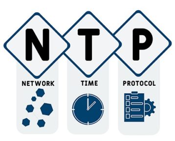 An image featuring network time protocol concept