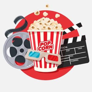 An image featuring popcorn time concept