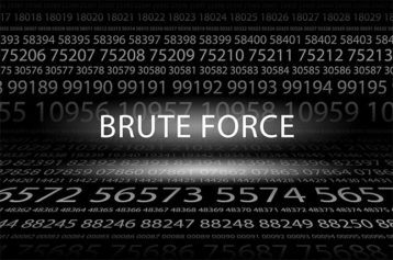 An image featuring brute force password concept
