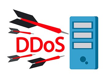 An image featuring DDoS attack concept